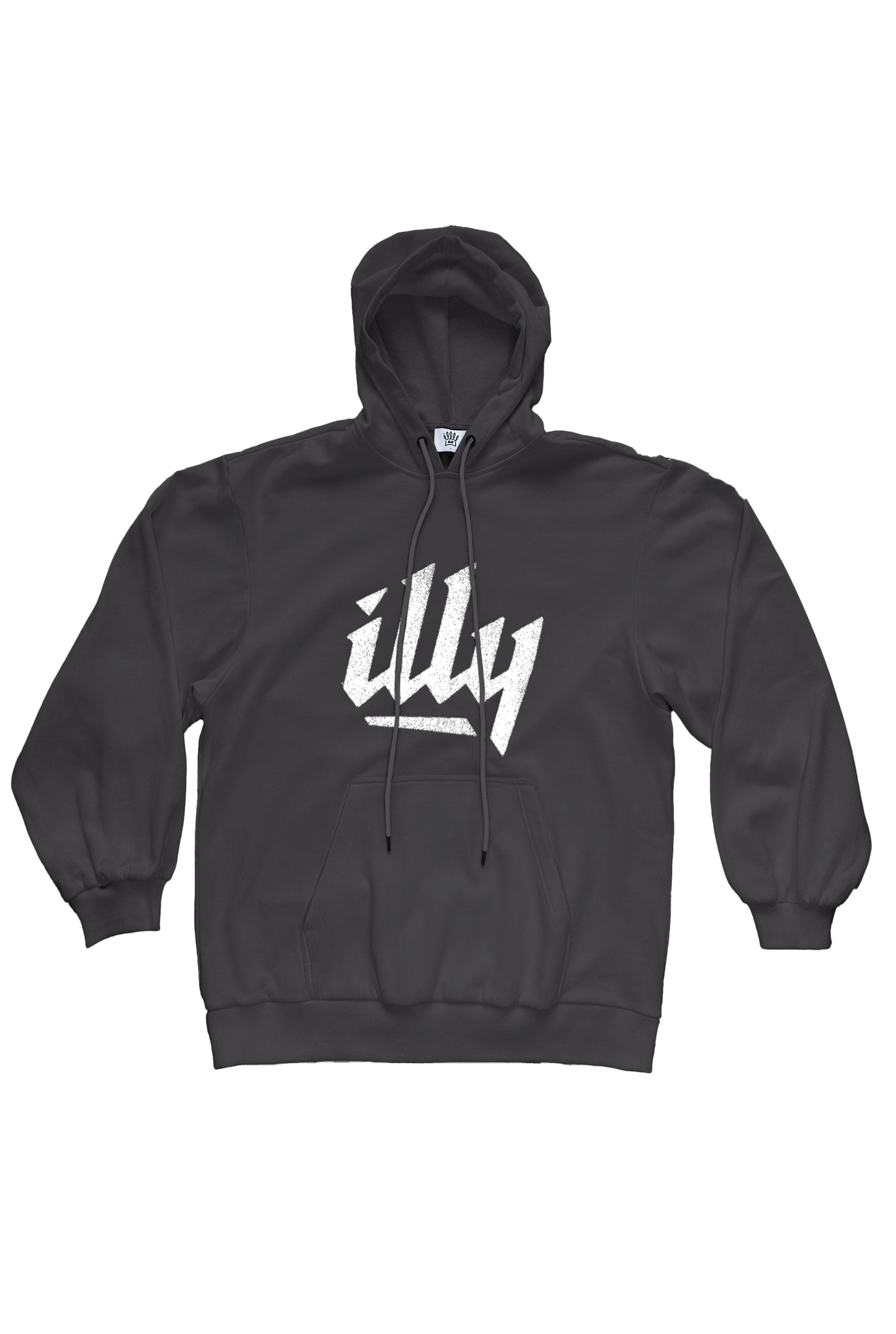 ILLY HOODIE IN CHARCOAL